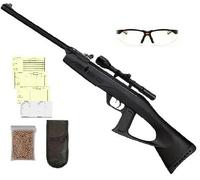 Carabina Perdigón Deltafox GT 3 Julios + Visor 4x20. Calibre 4,5mm + Tarjeta de Armas + Funda + Balines + Gafas Protectoras