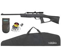 Carabina Perdigón Deltafox GT 3 Julios + Visor Outletdelocio 4x20. 5,5mm. + 2 Fundas + Balines. 23054/52613