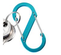 Carabinador de bloqueo, clip de carabinador - Llavero bloqueadores de carabinador,Organización de llave de aleación de aluminio para camping, mochilero, senderismo, al aire libre