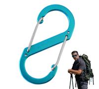 Carabinador de bloqueo, clip de carabinador - Llaveros bloqueadores de carabinador - Accesorios de camping para la organización clave de columna vertebral de viaje al aire libre