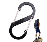 Carabinador para Llaves: Clip en Forma de Metal Duradero, Bloqueo aleación Anti -óxido, Gancho Utilidad, Organizador Herramientas portátiles Transporte | Llaves Caminatas Mochila Trekking al a