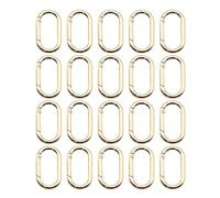 Carabiner Clip, Zinc Alloy Hook, Spring Connector, Black, Silver, Gold, Portable Lightweight Design, Secure Attachment Tool for Hiking, Camping, Outdoor Sports