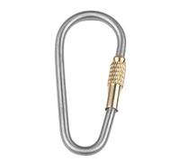 Carabiner de bloqueo pequeño - Titanium Alloy Screw Lock Key Ring, Climbing Metal Frame Heavy Duty Keyring | Portable Quick Release Keyring For Key Organization, Outdoor Indoor Camping Traveling