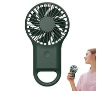 Carabiner Fan - Portable Hand Fan, Colorful Led Quiet Pocket Fans Usb Charging, Portable Carabiner Clip | Powerful Small Desk Fans Cooler For Indoor Outdoor Travel, Beach Summer Vacation