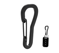 Carabiner - Llavero de Aluminio, de Aluminio para Exteriores, mosquetón Seguro para Acampar, Senderismo, Viajes, Clip de de Mochila, Cierre de Resorte portátil, Herramienta
