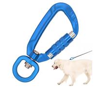 Carabiner Locking | Aluminum Strength Clasp with 360 Degree Swivel Joint