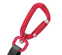 Carabiner Locking | Aluminum Strength Clasp with 360 Degree Swivel Joint