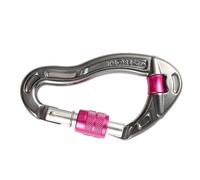 Carabiners for Rock - 7075 - Carabiners de aluminio (25 KN Rope Gear | 7075 Aviación aluminio roca Climbing Carabiner with 25 KN Longitudinal and 8 KN Transverse Breaking Force