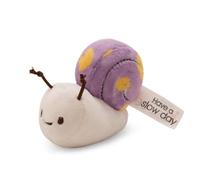 NICI- Caracol 12cm con Mensaje «Have a Slow Day» -Lila-Peluche Suave, Lindo para abrazar y Jugar, para niños y Adultos, una excelente Idea de Regalo | 61639, Color