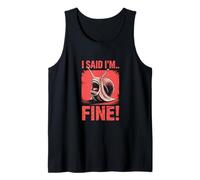 Caracol Dije que estoy bien Hilarante Gritando enojado Camiseta sin Mangas
