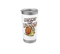 Caracol divertido no rápido pero furioso Vaso térmico de acero inoxidable de doble pared
