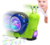 Caracol Eléctrica Móvil Con Luces Y Música - Juguete Automático En Movimiento De Estilo Disco | Juego Sensorial Interactivo Para Niños, Niñas Y Niños | Actividad Divertida Y Aprendizaje A