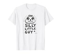 Carácter de Dibujos Animados caprichoso pequeño Tonto Camiseta, Hombre, Blanco, S