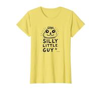 Carácter de Dibujos Animados caprichoso pequeño Tonto Camiseta, Mujer, Limón, M