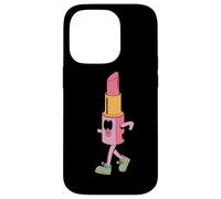 Carácter de dibujos animados de lápiz labial juguetón para todos Carcasa para iPhone 14 Pro