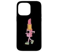 Carácter de dibujos animados de lápiz labial juguetón para todos Carcasa para iPhone 14 Pro Max