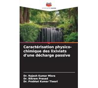 Caractérisation physico-chimique des lixiviats d'une décharge passive