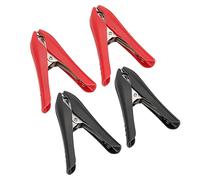Característica de clip eléctrico Característica Fuerte Corriente 100A Corriente para la fabricación de automóviles Pruebas experimentales Material de acero ABS rojo 4pcs
