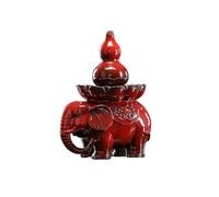 característica del Agua Fuente de Agua Mesa Estilo Chino, Adorno cerámica con Forma Elefante Que Fluye(Red)