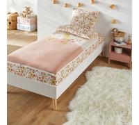 Caradou® sin nórdico, Lapin fleuri. Talla Cama 90cm (90x190cm). Color Estampado Rosa