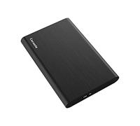 Caraele Disco Duro Externo 2.5" 500GB Ultra Delgado portátil de USB3.0 HDD de Almacenamiento Compatible para PC, Escritorio, portátil, Xbox, PS4, Smart TV (500GB, Negro)