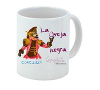 CARAJOTE Taza serie CARNAVAL La Oveja Negra (Blanca)
