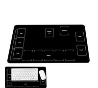 CARALES DE Juegos | Estera de póker | Alfombra de Tarjetas con Respaldo sin Deslizamiento | Almohadilla de Goma Resistente a Manchas de 60x35cm | Accesorios de Juego hogar, Viajes, a