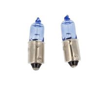 CARALL 2 Piezas de Lámparas Halógenas de 12V Blancas con Efecto Xenón (H10W 12V 10W BA9s 64113 LLB433A)