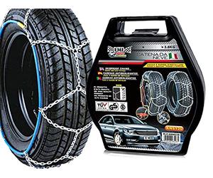 CARALL Cadena de nieve de 9 mm KNS120 Grupo 120 homologada para neumáticos 235 70 R15 215 70 R16 235 60 R16 225 60 R17 225 55 R17 255 45 R17 245 R17 R17 18 25 5 40 R18