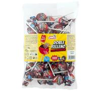 Caramelo Cerdán - Caramelo Duro Palo Relleno de Pica Pica sabor Soda y Chicle | Bolsa de 35 Uds | Sin Gluten ni Alérgenos | Ideal para Halloween, Fiestas y Cumpleaños