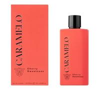 CARAMELO - Cherry Sweetness 100 ml, Colonia Mujer, Perfume Formato Spray, Eau de Toilette Natural y Femenina, Aroma Cítrico Floral Ambarado, Fragancia Fresca, Elegante y de Larga Duración