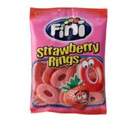 Caramelo de Goma - Fini - Aros Fresa - 100 g - 12 Und