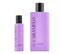 CARAMELO - Freesia Bloom Promoción 100 + 30 ml, Colonia Mujer, Pack 2 Productos, Perfume Formato Spray, Eau de Toilette Natural y Femenina, Aroma Frutal Amaderado, Fragancia Fresca, Elegante