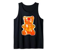 Caramelo Oso Goma Naranja Camiseta sin Mangas
