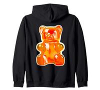 Caramelo Oso Goma Naranja Sudadera con Capucha