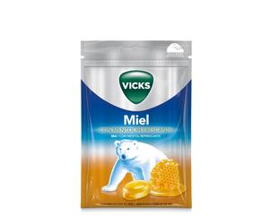 Caramelo refrescante Vicks Honey Menthol 72 g