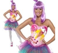 Caramelo Reina Disfraz Mujer Katy Perry Pop Disfraces Estrella Diva Disfraz