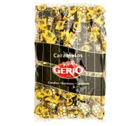 Caramelo relleno de Miel 1 kg Gerio - Caramelos Duros Rellenos de Miel Natural, Bolsa de 1000 g, Sabor Dulce y Aromático para Compartir en Fiestas, Hogar, Tiendas y Hostelería