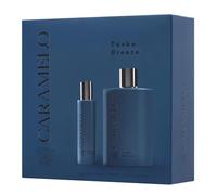 CARAMELO - Tonka Breeze Estuche Regalo 100 + 30 ml, Colonia Hombre, Pack 2, Perfume Formato Spray, Eau de Toilette Natural y Masculina, Aroma Ambarado Aromático, Fragancia Fresca, Elegante
