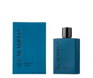 CARAMELO - Vetiver Lush 100 ml, Colonia Hombre, Perfume Formato Spray, Eau de Toilette Natural y Masculina, Aroma Aromático Fougére, Fragancia Fresca, Elegante y de Larga Duración