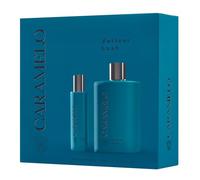 CARAMELO - Vetiver Lush Estuche Regalo 100 + 30 ml, Colonia Hombre, Pack 2, Perfume Formato Spray, Eau de Toilette Natural y Masculina, Aroma Aromático Fougére, Fragancia Fresca, Elegante
