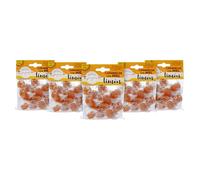Caramelos. 11 Sabores con 25% Miel Española y Extracto de Plantas. Caramelos Miel - Premium, 100% Naturales, Suaves para la Garganta. Elaborados en España. (5x100gr. Limón)