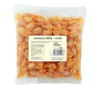 Caramelos Cerdán - Caramelo con 20% de Miel Pura y Aroma Natural Limón | Bolsa de 150 Unidades | Caramelo Duro Sin Gluten ni Alérgenos | Sin Conservantes ni Colorantes Artificiales - Medio Kilo