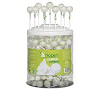 Caramelos Cerdán - Caramelo con Palo Sabor Yogur Natural Frozen Pop | Caramelo Duro Sin Gluten ni Alérgenos | Tarro de 200 Unidades | Ideal para Fiestas, Eventos y Cumpleaños