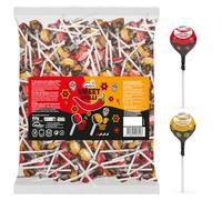 Caramelos Cerdán |Caramelo con Palo Sweet Chilli Sabores: Cereza y Mango | Sin Gluten ni Alérgenos | Chupachup ideal para Halloween, Fiestas, Eventos y Cumpleaños | Bolsa de 100 Unidades