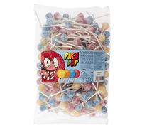 Caramelos Cerdán - Caramelo con Palo y rebozado Pica Pica | Bolsa de 200 Uds | Caramelo Duro sin Gluten ni Alérgenos Sabor Limón, Naranja, Cola y Cereza PIKA POP | Ideal para Fiestas y Cumpleaños