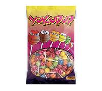 Caramelos Cerdán - Caramelos con Palo YokoPop de Sabores Variados | Bolsa de 200 Unidades | Caramelo Redondo Macizo con Palo Sin Gluten ni Alérgenos | Ideal para Fiestas, Navidad y Cumpleaños