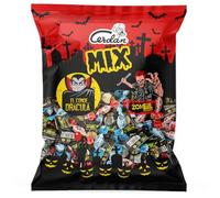 Caramelos Cerdán - Caramelos El Conde Drácula | Caramelo Duro Sin Gluten ni Alérgenos | Ideal para Fiestas, Eventos y Cumpleaños (Mix Sabores | 500g)