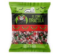 Caramelos Cerdán - Caramelos El Conde Drácula Sabor Sandía | Medio Kilo - Bolsa de 500 gr | Caramelo Duro Sin Gluten ni Alérgenos | Ideal para Fiestas, Eventos y Cumpleaños