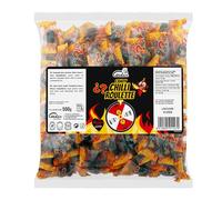 Caramelos Cerdán CHILLI ROULETTE | Con Forma de Corazón Sabor Fresa-Limón, Bolsa 150 uds-500grs | Algúnos con Chile Picante, otros Dulce, Sin Gluten ni Alérgenos | Ideal para Fiestas y Regalos